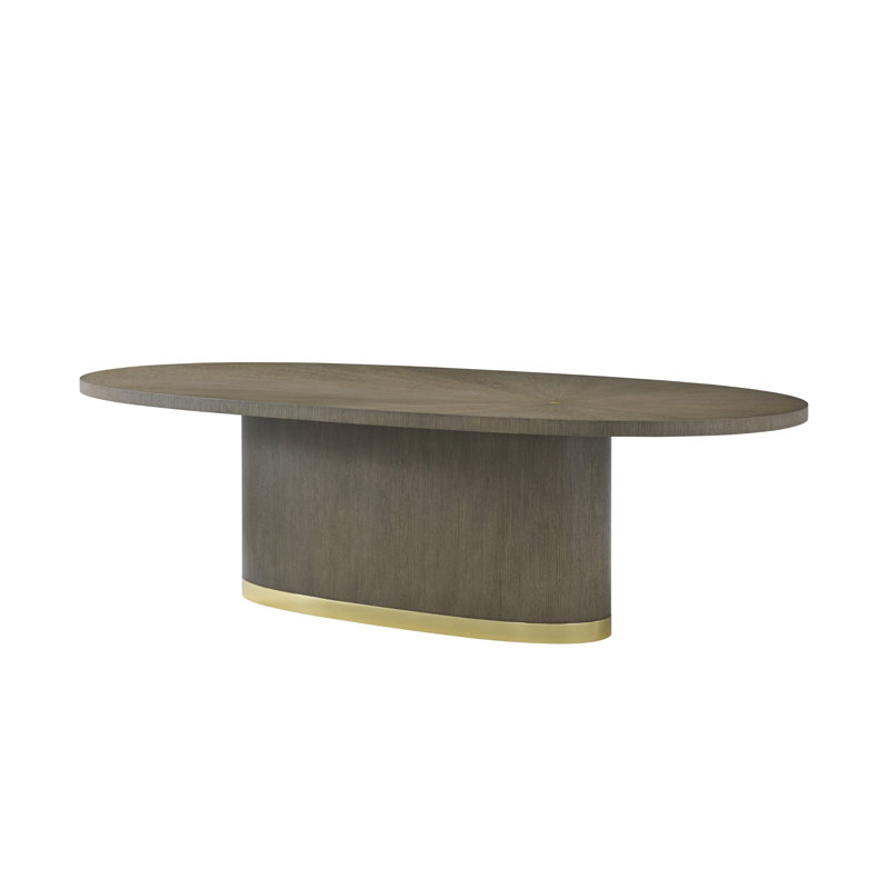 Judith Leiber Oval Dining Table, Mink