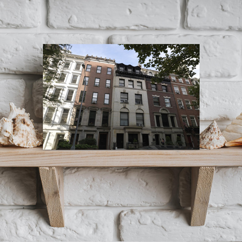 Low angle view of townhouses Upper East Side Park Avenue Manhattan New York City New York State USA 1 Piece Wrapped Canvas Wall Art