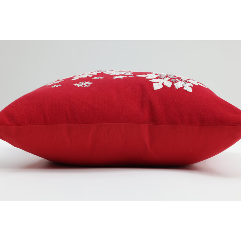 Floral Reversible Throw Pillow