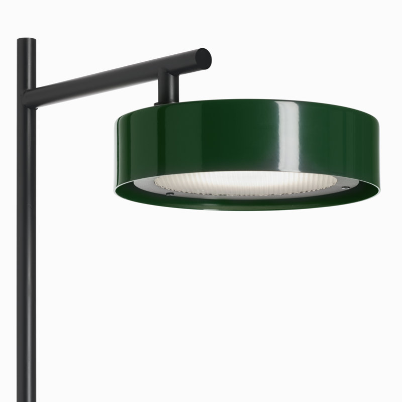 Berlin Outdoor Floor Lamp, Green/Black