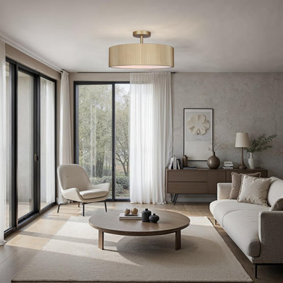 Durham 2 Light Semi Flush