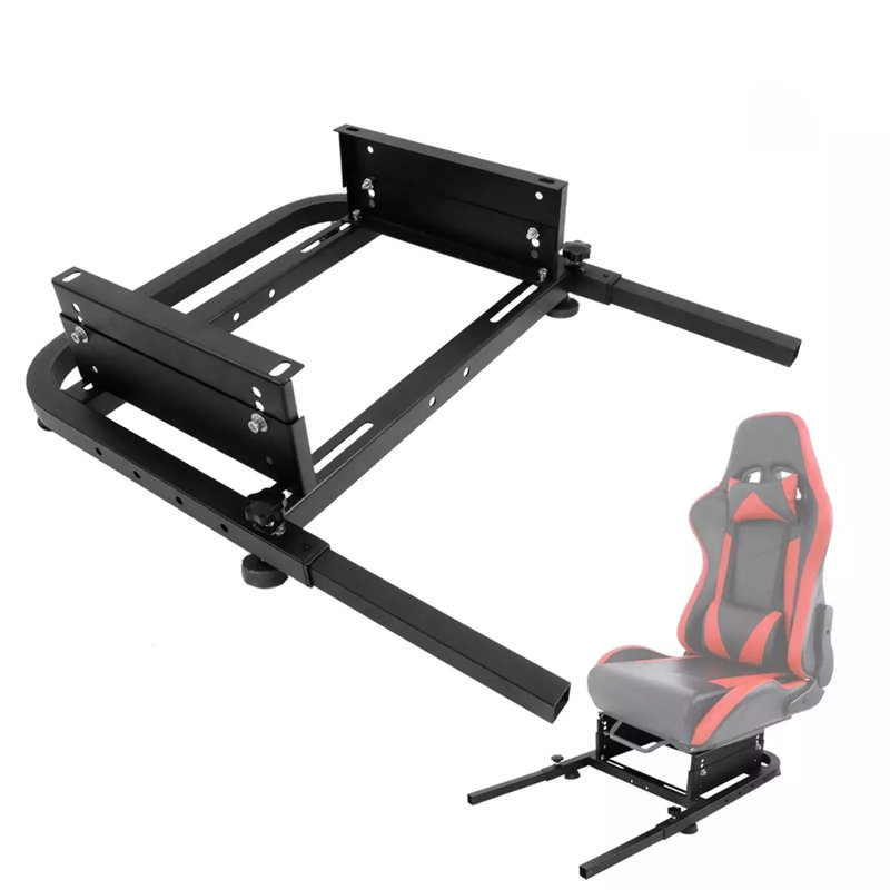 Anman Adjustable Racing Seat Frame - Universal Rear Stand for Simulator Cockpit Conversion | DIY Expansion Kit (Seat Not Included)