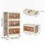 Armoire de rangement en plastique avec roues