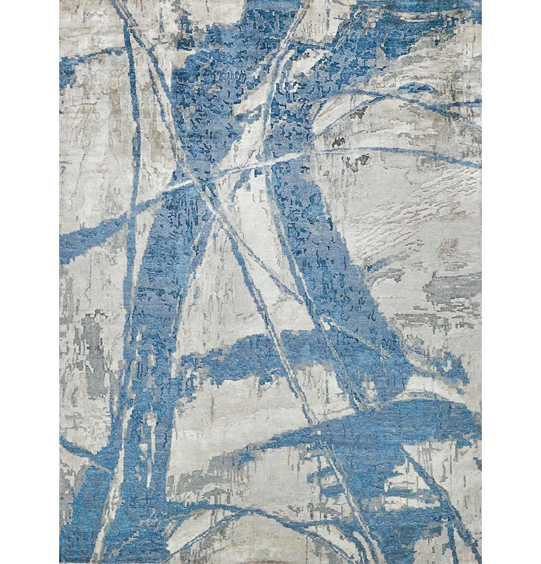 Floor Art Abstract Area Rug, Rectangle 8' x 10'