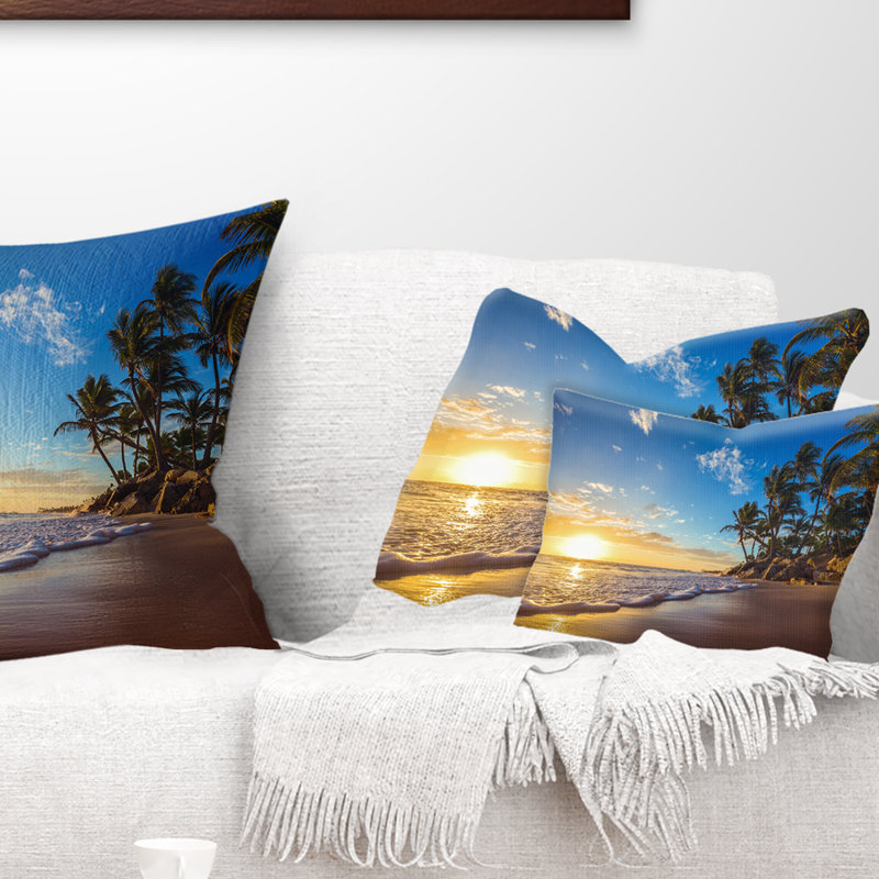 Coussin lombaire tropical island de mer tropical shore paradise