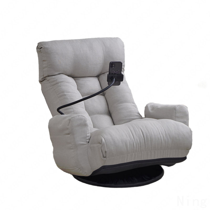 Adjustable Head And Waist, Game Chair, Lounge Chair In The Living Room, 360 Degree Rotatable Sofa Chair,Rotatable Seat Leisure Chair Deck Chair