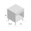 Catalina 1 - Drawer Solid Wood Nightstand-24533431-11968527