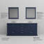Meuble-lavabo double l 80 po x P 22 po Dukes-1480091000