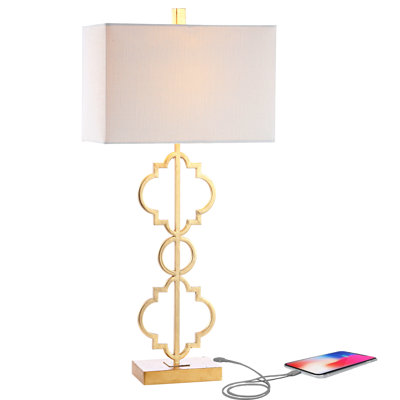 Selina Metal USB Table Lamp