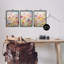  «Bold Flower Meadow Horizon», ensemble de 3 giclées sur papier par RB-479484866-479484865