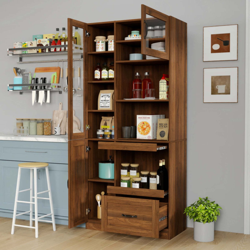 Armoire de cuisine avec huche de cuisine
