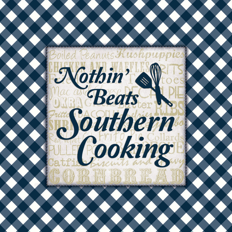 Southern Cooking - Wrapped Canvas Print, 91cm H x 91cm W x 3.8cm D