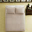 Ensembles de literie réversible confortables, conception kaki en polyester, double / grand
