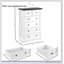 Commode 6 tiroirs, commode haute 6 tiroirs