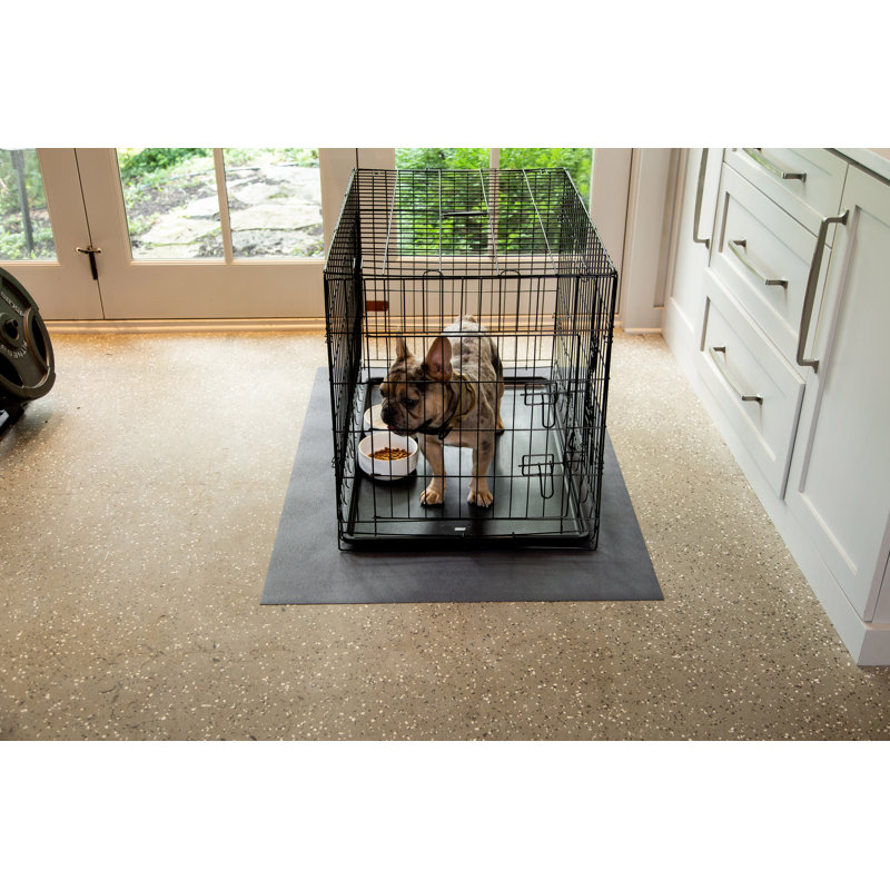 Protecteur de plancher pour animaux Levant, 34" W x 48" D, Gris ardoise