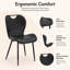 Ensemble de table de salle à manger extensible avec chaises rembourrées et base cannelée-132789904-132789907