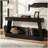 Durable MDF Entryway Table With Two-Tier Storage, Perfect For Modern And Rustic Home Decor-1060418802