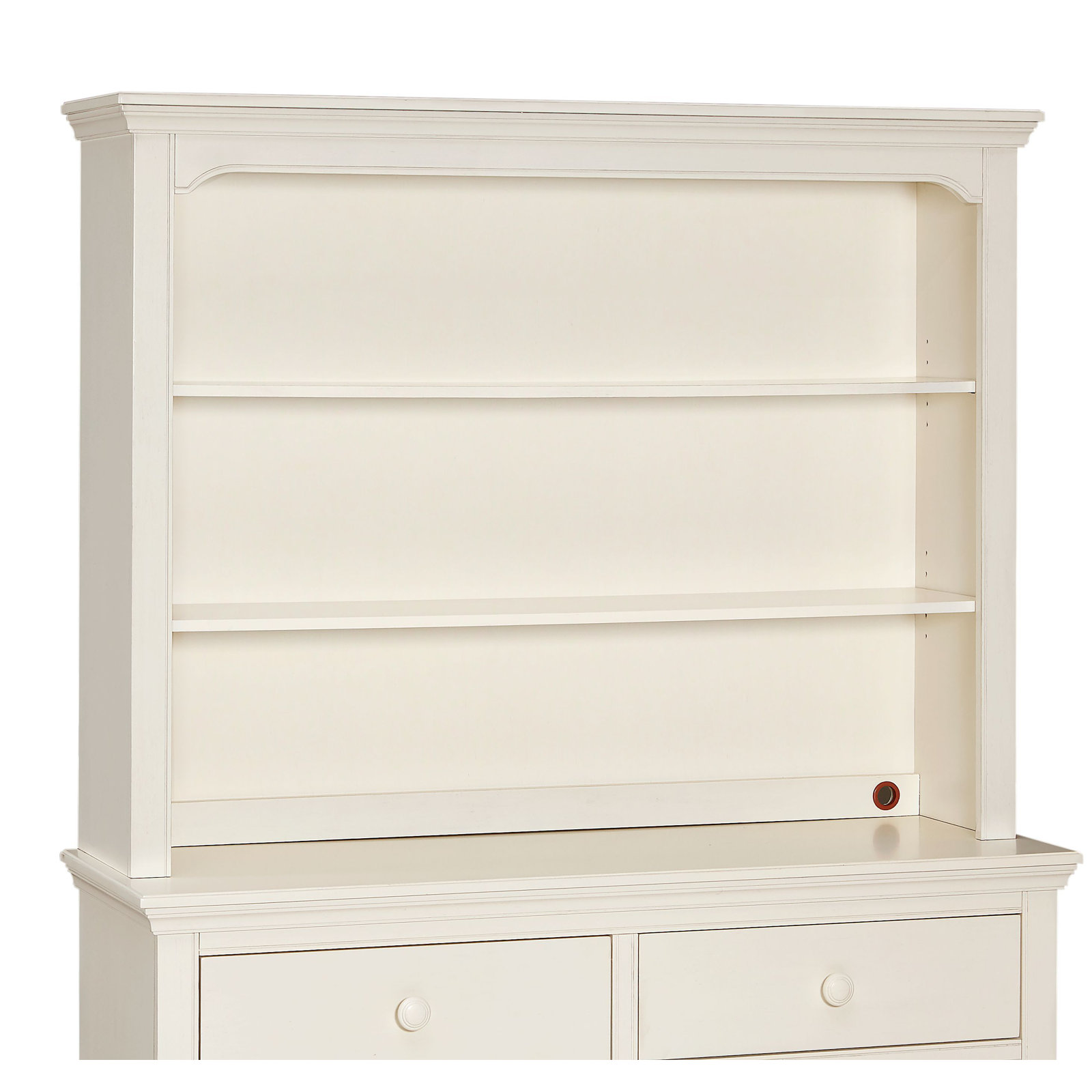 Charter Wide Bookcase, White Dove