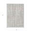 Tapis extérieur lavable rayé taupe et beige 3 pi x 5 pi