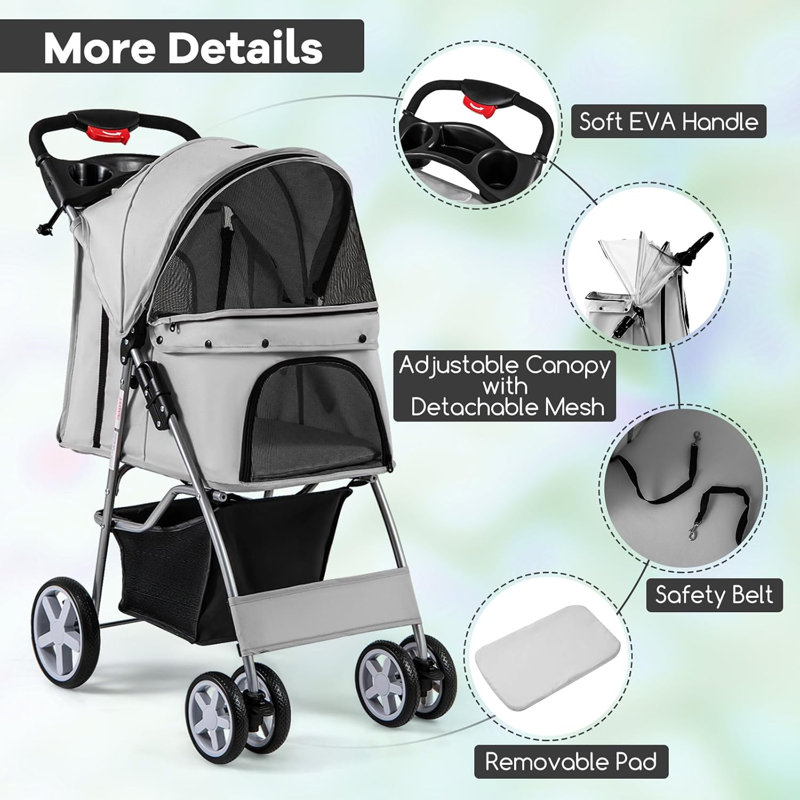 Pet Stroller Dog Cat Stroller