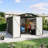 8 Ft. W X 12 Ft. D Metal Storage Shed