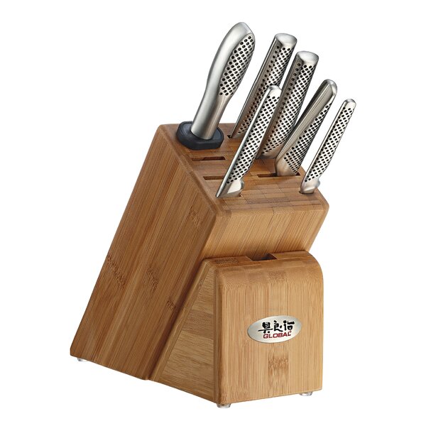 Upgrade Your Cutlery with a Premium 6 Piece Stainless Steel Japanese Knife  Set, Buy the Classic 6 Piece Knife Block Set at GLOBAL CUTLERY
