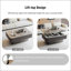 Table basse à plateau relevable 38,6 po