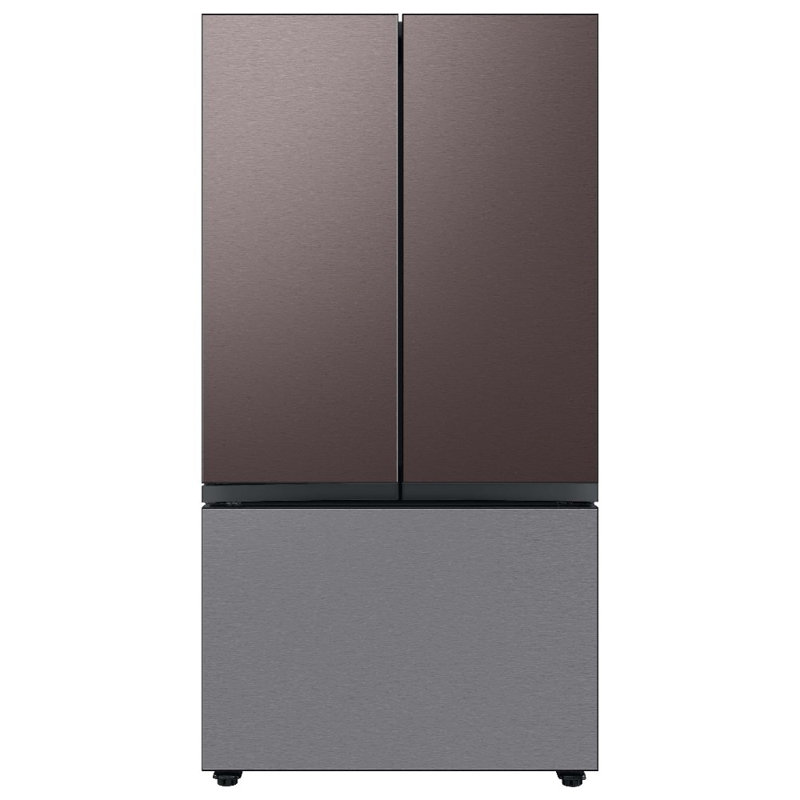 Samsung 24 cu. ft. Smart Bespoke 3-Door French-Door Refrigerator with Customizable Panel Colors and AutoFill Water Pitcher in Custom Panel-Ready
