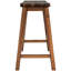 Small Space- Counter Height Stools, Walnut Look Style Stools (2) - Walnut, Space Conscious Option