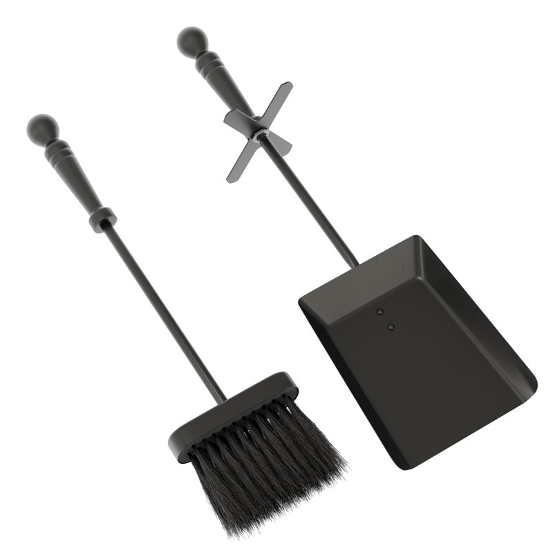 Vida Steel Fireplace Tool Set