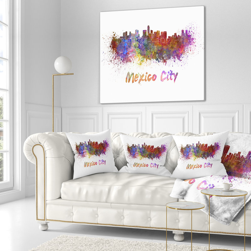 Coussin Mexico City Skyline - Cityscape