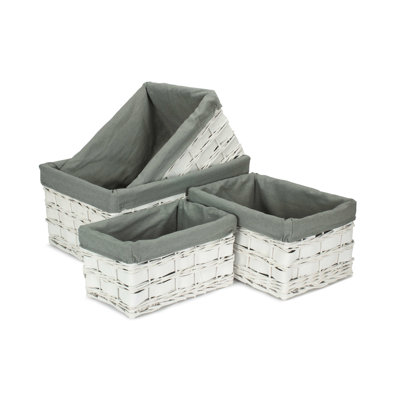 Fleur De Lis Living Wicker Decorative Basket