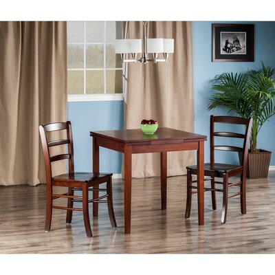 Konawa 3 - Piece Extendable Beech Solid Wood Dining Set -  Red Barrel StudioÂ®, F236771345304E27A98D87D4D5214AAF