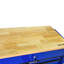 Chariot à outils multifonctionnel à 3 tiroirs avec roulettes et plateau en bois-1094601547