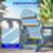 Folding Adirondack Chair with Cup Holders, Fire Pit Chair with Retractable Ottoman, Multifunctional HIPS Chair for Patio-1921319636