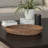 Round Decorative Woven Rattan Tray With Handles