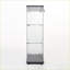 Vitrines d'exposition avec deux portes en verre 3 tablettes, noir | Contemporain | Salon-413923447