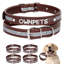 Collier ajustable pour chien en microfibre