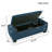 Rectangular Design Ottoman Bench With Hinged Lid