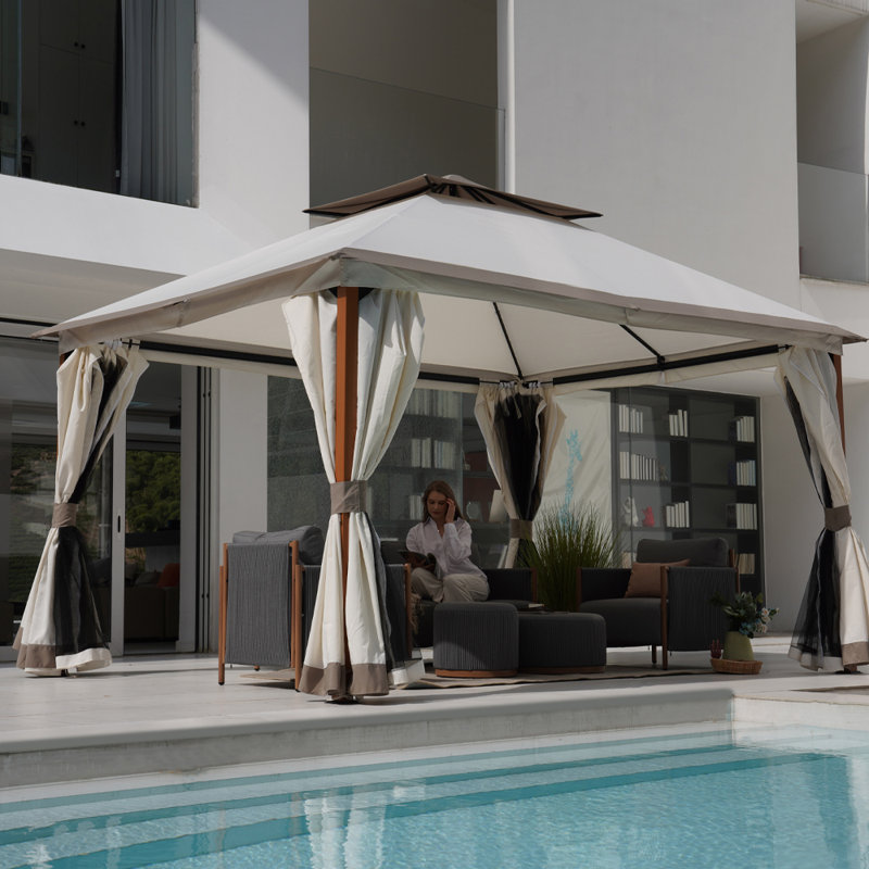 Morris 10 Ft. W x 13 Ft. D Steel Patio Gazebo