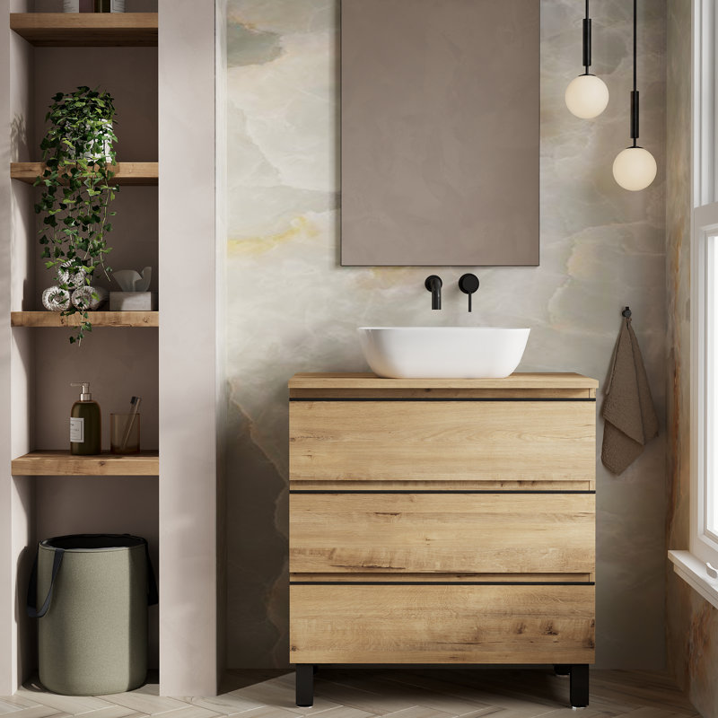Rosabell 1mm Double Bathroom Vanity with Basin