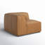 Fauteuil d'angle en cuir véritable Foley-105919158