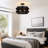 16 In. 2-light Bohemian Woven Rope Semi-flush Mount Ceiling Light-145417224