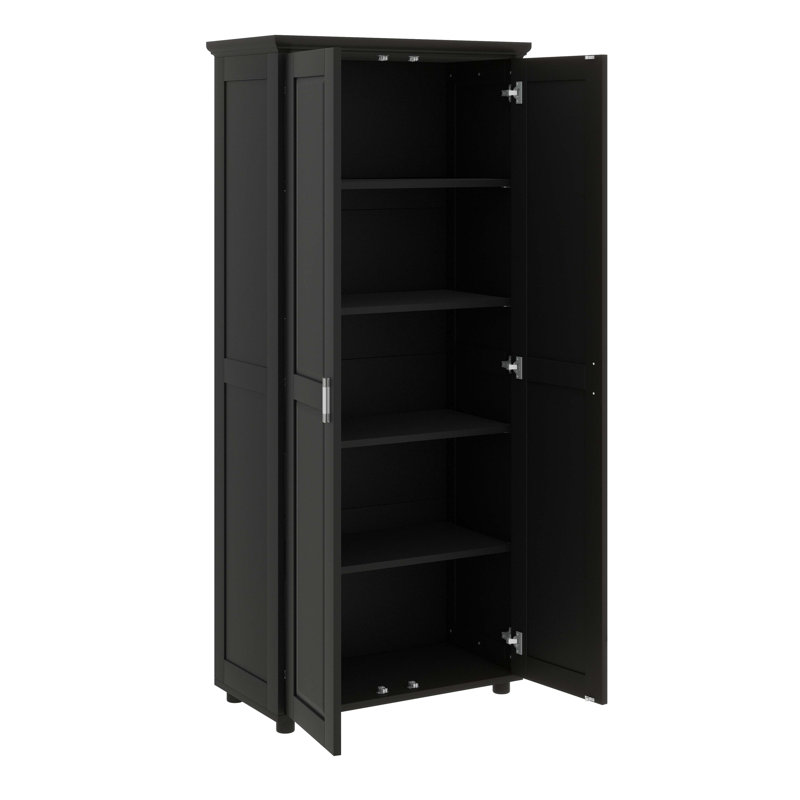 Storage Cabinet With Two Doors - Adjustable Shelves