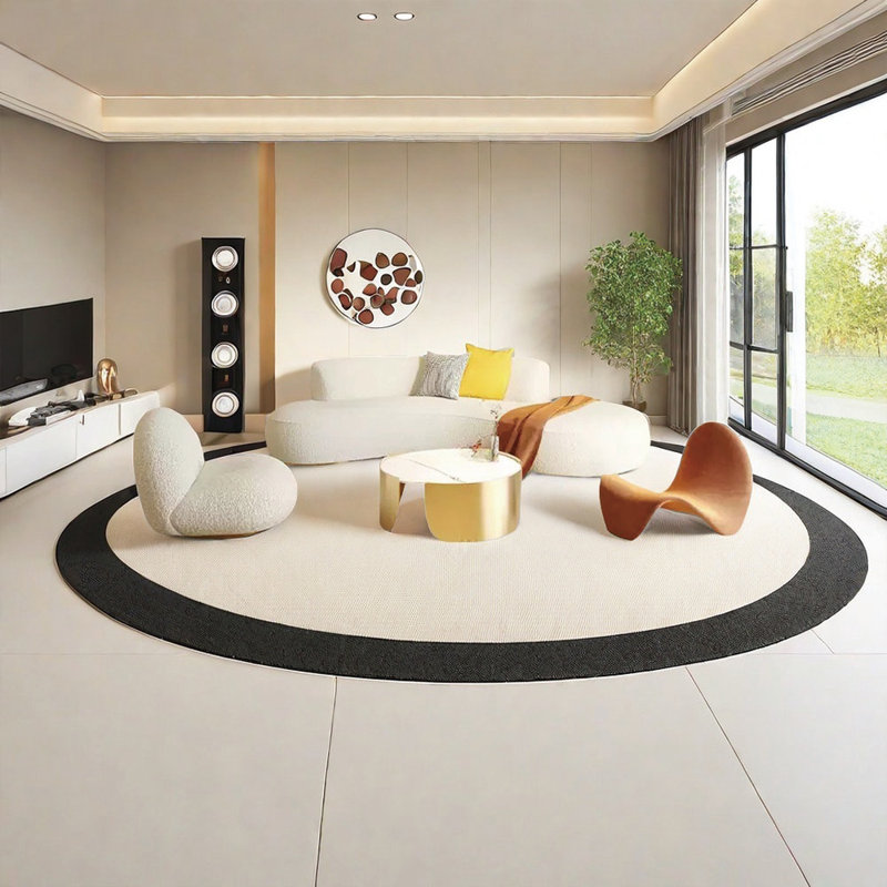 ins wind arc sofa coffee table combination