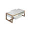 Mattheau Trestle Coffee Table with Storage