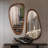 Asymmetrical Wood Framed Accent Wall Mirror-1416182758-1414601651
