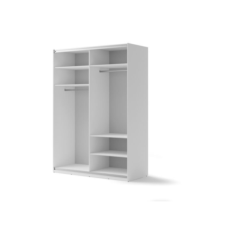Swanhild Laminate Wardrobe, 235cm H x 170cm W x 71cm D