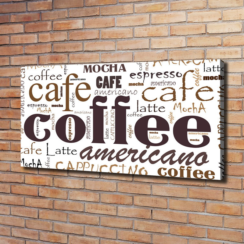 Coffee - Wrapped Canvas Print