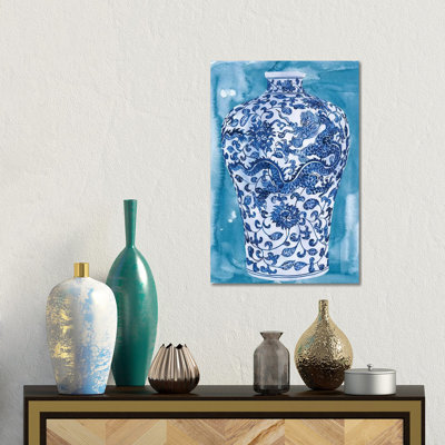 «Ming Vase I», reproduction d'art sur toile tendue